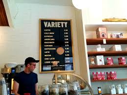 If you've spent much time lollygagging in williamsburg, brooklyn, you've seen variety coffee.or rather, you've been seen from variety coffee—from the bench out front in particular. Melissa B Social Variety Coffee Roasters