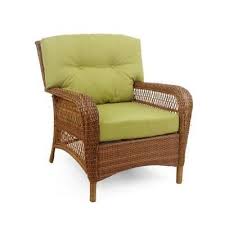 Martha Stewart Living Patio Furniture Charlottetown Brown All Weather Wicker Patio Lounge Chair Wit Lounge Chair Outdoor Outdoor Porch Furniture Patio Seating