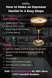 Maybe you would like to learn more about one of these? How To Make An Espresso Martini At Home In 4 Easy Steps That Cocktail