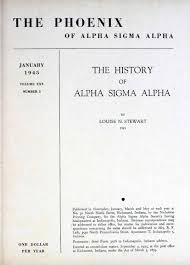 Asa phoenix vol 30 no 2 jan 1945 by Alpha Sigma Alpha Sorority