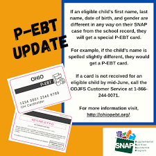 How does the card work? Cuyahoga Jfs Cjfs On Twitter Are You Currently Receiving Snap And Wondering Why You Didn T Get P Ebt Benefits For Your Child Added To Your Card Here Is An Update Https T Co S6dwnykvbr