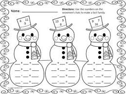Winter Math Fun Freebie 10 Printable Math Practice Pages For Winter Winter Math Math Practices Second Grade Math