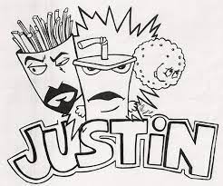 Justin Name Drawing Name Art Drawings Art