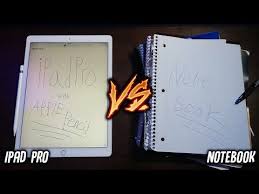 Can An Ipad Pro Replace Your Notebook Ipad Pro 9 7 Amp 12 9 Vs School Notebook Youtube Ipad Pro School Notebooks Cool Notebooks