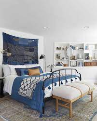 Our Guest Room Office Basement Suite Reveal How To Make A Basement Office Feel Warm Happy And Functional Emily Henderson Basement Guest Rooms Guest Room Office Emily Henderson Living Room