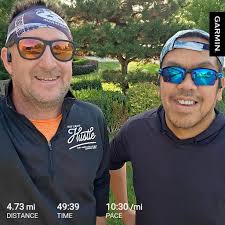 Perfect weather for running