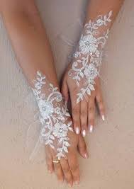 Lace White Henna Designs For Hands Wedding Gloves Bridal Gloves Wedding Accessories
