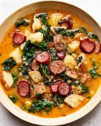Sausage Potato And Kale Soup The Daley Plate Kale Potato Soup Sausage Potato Kale Soup Food