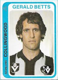 1979 Scanlens (105) Gerald Betts Collingwood