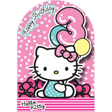 You can use these invitation templates for events like birthday celebrations, baby showers, wedding and all other kinds of parties. 3rd Birthday 3d Stand Up Hello Kitty Birthday Card 235111 Character Brands