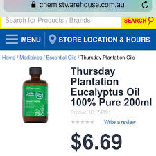 Find out what is eucalyptus oil, explore the many uses and benefits of the essential eucalyptus. Thursday Plantation Eucalyptus Oil 100 Pure 200ml Airfrov