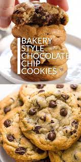 Peanut butter chocolate chip cookie recipe tips. These Are The Best Bakery Style Chocolate Chip Cookies Easy Homemade Recipe Tha Chocolate Chip Recipes Chocolate Cookie Recipes Cookies Recipes Chocolate Chip