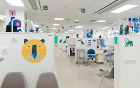 Neasden Control Center Royal London Hospital Dental Ward Healthcare Design Hospital Surface Pattern Design
