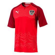 1998 österreich away trikot gr. Puma Osterreich Herren Heim Trikot 2018 19 Rot Weiss Fussball Shop