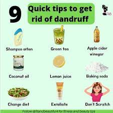 Quick Tips To Get Rid Of Dandruff Fitness And Beauty Tips Coconut Oil Massage Change Diet