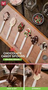 Make These Chocolate Dipped Spoons In Five Easy Steps Perfect For Holiday Treats And Coffee Stirs Check Out Th Christmas Treats Holiday Treats Christmas Food