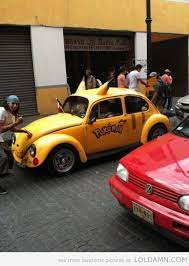 volkswagen pikachu in mexico city vosvos