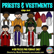 Dark blue, purple, dark green, dark red and black. Priest Vestments Worksheets Teaching Resources Tpt