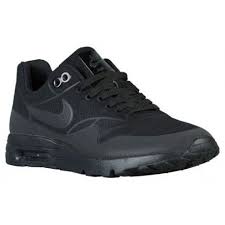 Nike Air Max 1 Ultra Moire Fiberglass Nike Air Max 1 Ultra Women S Running Shoes Black Anthracite Black Sku 04995003 Nike Air Max Black Running Shoes Nike