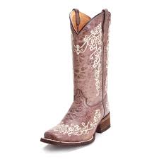 We're a team of individuals who love cowboy boots and enjoy sharing our favorites online with brown cowgirl boots with bright, colorful flowers. Corral Womens Floral Embroidered Square Toe Cowboy Boots Brown