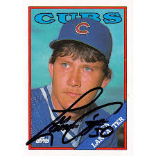 Les Lancaster autographed baseball card (Chicago Cubs, 67) 1988 Topps #112