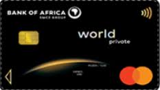 Interested in getting a world mastercard credit card? Mastercard World Bank Of Africa