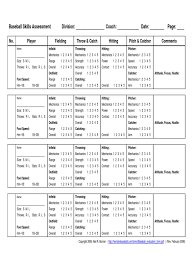 The major change involves new state law requirements related to informing parents of the ability to receive cardiac screening. Baseball Evaluation Form Pitcher Baseball Field