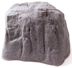 Large Rock Riverrock 19 H X 25 W X 18 4 L This Artificial Rock Serves A Variety Of Purposes Employ It Landscape Rock Landscaping With Rocks Stone Decor