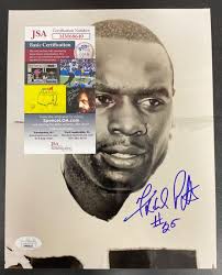 Frank Pitts Signed 8X10 Football Photo Played For Chiefs Browns & Raiders  JSA