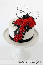 Red Black White Wedding Cake Flickr Photo Sharing Wedding Cake Red Black And White Wedding Cake Red Cake