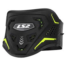 LS2 KOKU KIDNEY BELT POJAS BLACK H-V YELLOW XL-2XL