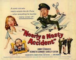 Nasty accident cartoon 2 of 3. Nearly A Nasty Accident 1961