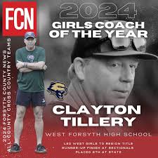 🎉🌟GIRLS COACH OF THE YEAR🌟🎉2024 Forsyth County News All-County Cross  Country Team Congratulations Coach Tillery