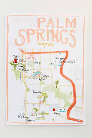 Palm Springs Wedding Map Palm Springs Wedding Wedding Map Our Wedding