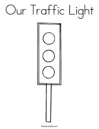 When you are calm, you can go ahead and solve your problem! Our Traffic Light Coloring Page Twisty Noodle