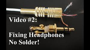 Own marvelous 3.5mm headphone jack wiring from among the amazing collection available at alibaba.com and taste all types of benefits that they are loaded with. No Solder How To Repair Or Fix Headphones Youtube