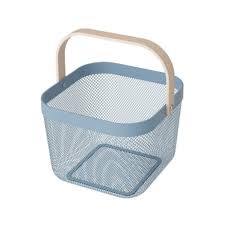Ikea Blue Basket Super Stylish And Perfect For Zero Waste Living Zerowaste Plasticfree Ikea Ikea Furniture Basket