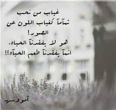 غياب من نحب Cool Words Love Words Quotations