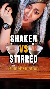 Shaken VS. Stirred. What's your poison? let me clear it up for you,  visually 😉 #shakennotstirred #bond #creatorsearchinsights