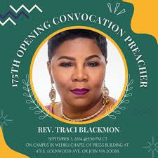 Eden Seminary is thrilled to welcome Rev. Traci Blackmon as preacher for  the opening convocation to begin the 2024-2025 academic year. “Pastor.  Preacher. Teacher. Public Theologian. Lover of God and God's People.”