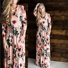 Model baju hamil dress pendek dengan motif bunga. 4 Colour Long Sleeve Floral Pregnant Woman Loose Maxi Dress Maternity Dress Baju Mengandung Women S Fashion Clothes Dresses On Carousell