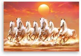Hdartisan canvas wall art three horses running painting animal pictures for living room home decor no frame. Art Amori Beautiful Seven Running Horses Canvas Painting Canvas 24 Inch X 36 Inch Painting Price In India Buy Art Amori Beautiful Seven Running Horses Canvas Painting Canvas 24 Inch X