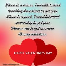54 heartfelt and romantic valentine's day quotes to express your love. Valentine S Day Messages For Girl Crush Occasions Messages