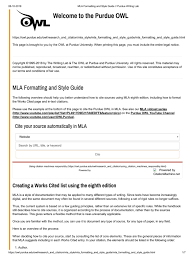 The purdue owl 20th anniversary vidcasts. Mla Formatting And Style Guide Purdue Writing Lab Pdf