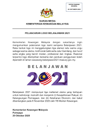 Click here to try a search. Tengku Zafrul On Twitter Siaran Media Pelancaran Logo Belanjawan 2021 20 Oktober 2020