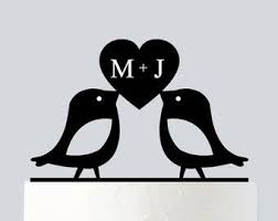 rustic love birds cake topper by morgann hill designs morgannhilldesigns braggingbags ハンドメイド ビンテージ