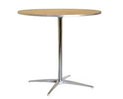 Our 30 Round Cocktail Bistro Table Is An Adjustable Height Knockdown Bar Table This Round Bistro Or Cocktail Style Folding Tabl Bistro Table Table High Table