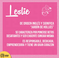 Significado Del Nombre Leslie