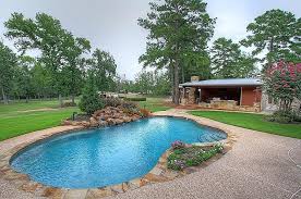 Rustic Swimming Pool Found On Zillow Digs What Do You Think Pool Houses Backyard Pool Pool Landscaping