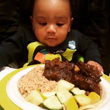 Dinner 🍽 Pumpkin Rice Jerk Salmon Stuffed Mushrooms